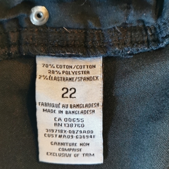 𝅺Addition Elle Black Stretch Skinny Pants 22 Plus - Picture 5 of 6